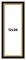 Panoramic Embellished Brown Picture Frame - UV Acrylic, Foam Board Backing, Hanging Hardware